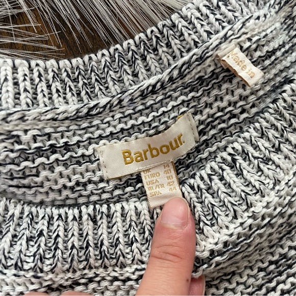 BARBOUR Womens Striped Long Sleeve Crew Neck Sweater - Picture 5 of 5